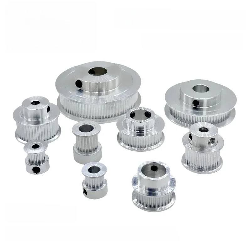 Roue synchrone 2GT 2M 16T 20T 30T 36T 40T 48T 60T 80 largeur de courroie dentée 6/10mm ouverture 5/6/8/10mm poulie de courroie pour imprimante 3D GT2