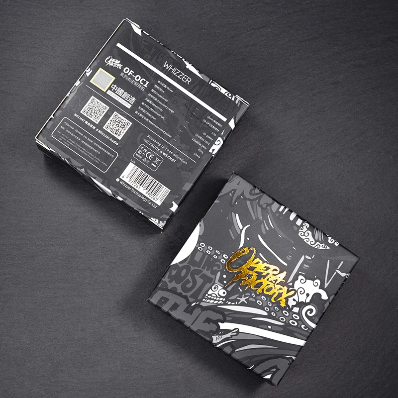 سماعات Whizzer OC1 سلكية مزودة بميكروفون وتحكم في التشغيل/الإيقاف المؤقت سماعات أذن عالية الجودة ذات صوت عالي النقاء