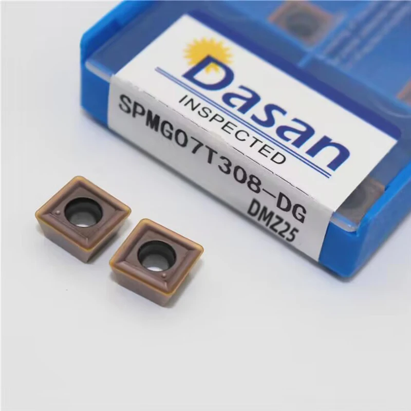 Inserto Indexable para torno Indexable U, 10 piezas, SPMG050204 SPMG060204 SPMG07T308 SPMG090408 SPMG110408