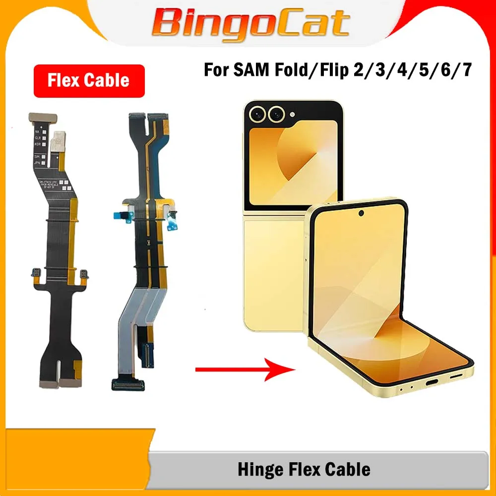 

Hinge Flex Cable Spin Axis LCD Connection For Sam sung Z Flip 7 6 F7410 Flip5 F7310 Flip 4 New Motherboard Screen Display Repair