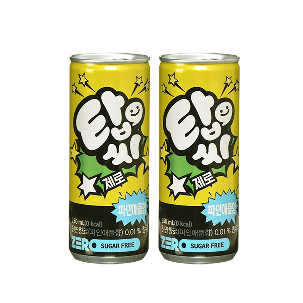 [ILHWA] TopC zero pineapple 250ml * 30cans fruit sparkling drink