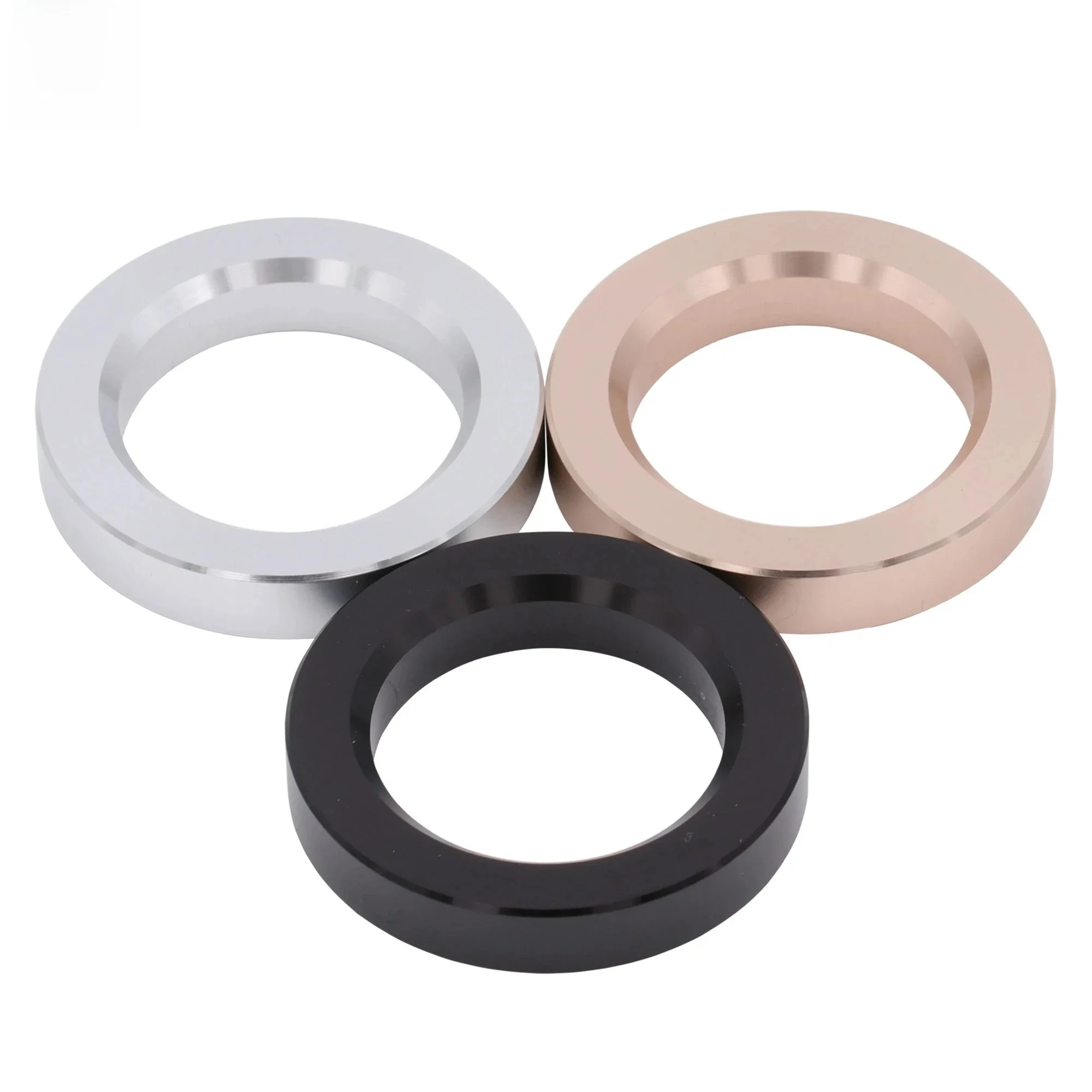 1szt 34 * 23 * 6mm Obrabiane w całości z aluminium Wzmacniacz rurowy z pierścieniem Dekorowanie podkładki okrągłej Vintage Hifi Audio 6SN7 CV181 6SL7 6N8P — zdjęcie 2