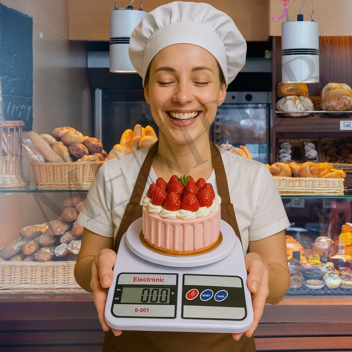 ميزان المطبخ الرقمي جراميرا يزن من 1 جرام إلى 10 كيلو