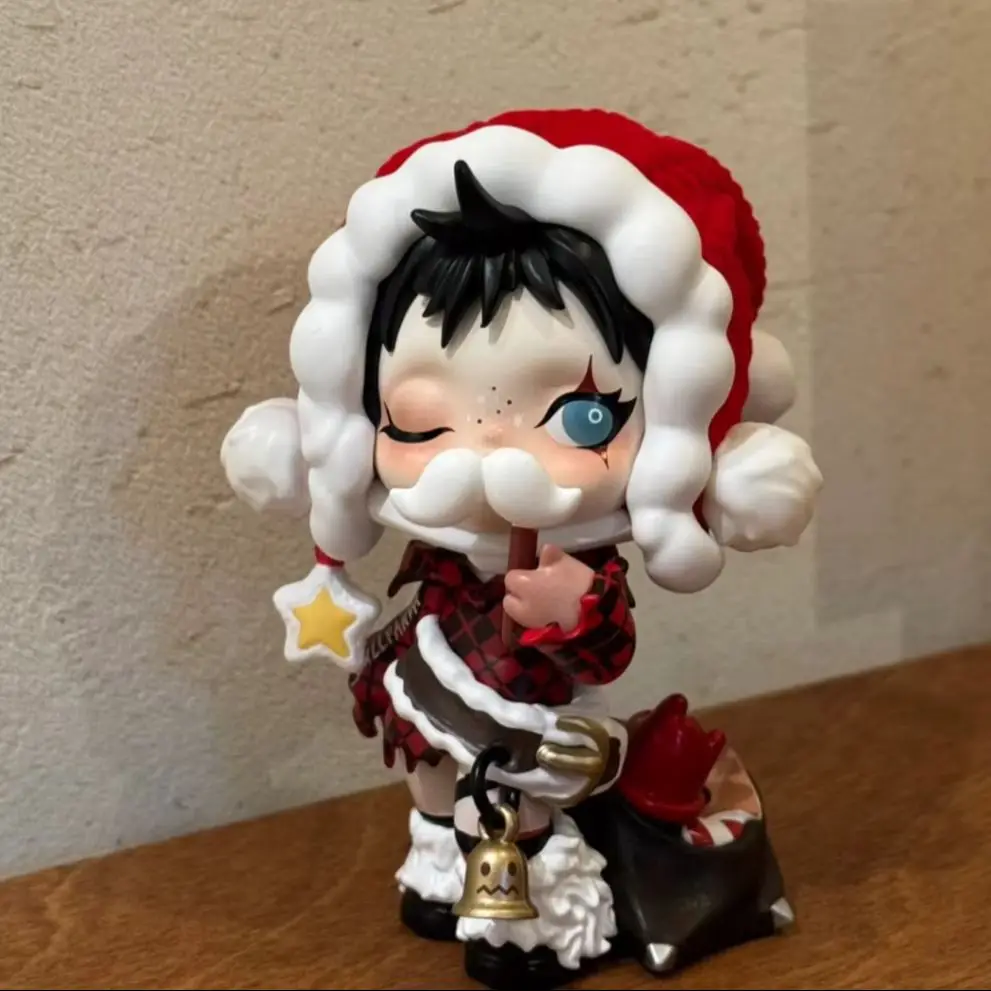 

100% подлинная серия POP MART SKULLPANDA Tell Me What You Want, оригинальная рождественская фигурка в слепой коробке, загадочный коллекционный подарок