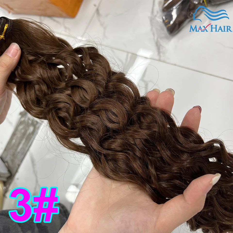 Echt haar Krul golf inslag Recht 100% ruw haar inslag Extensions van echt haar Natuurlijk zwart India haar Vietnam Weave Bundels Haar