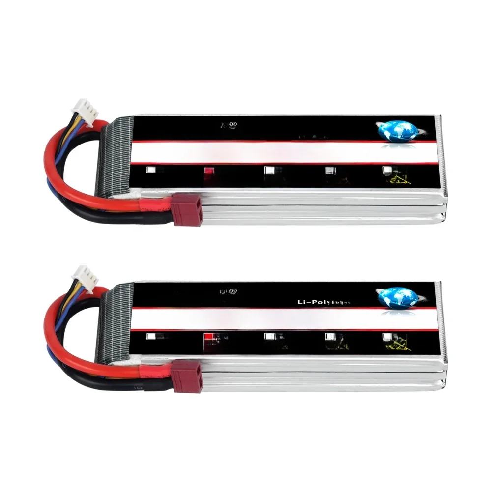 1/2PCS HRB 11.1V 2200mah Lipo Batterij 3s RC Lipo 30C Met XT60 connector T plug XT60-T Voor RC Auto Vrachtwagen tack Vliegtuig fpv drone - afbeelding 2