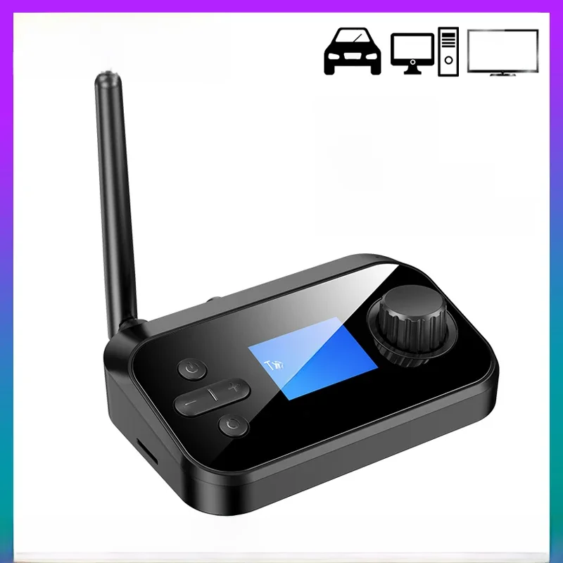Multifunctionele Bluetooth Audio Zender Ontvanger 3.5mm AUX Optische Coaxiale Stereo Draadloze Adapter DAC Converter Voor TV PC - afbeelding 2