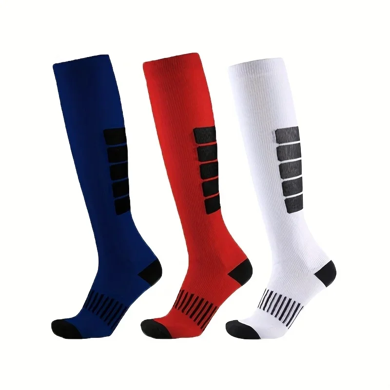 AliExpress 3 Pairs Compression Socks Men's Gym Sports Running Football Basketball Cycling Socks Varicose Veins Diabetes Blood Circulation