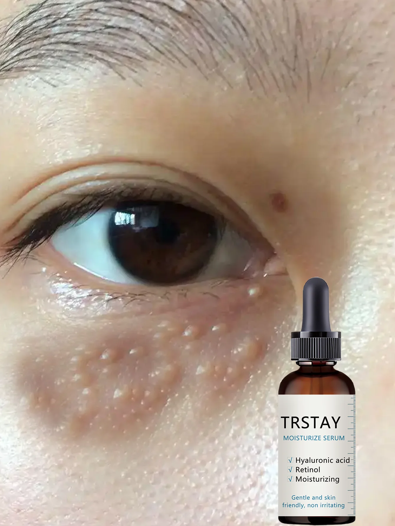 Eye Brightening Moisturizing Oil for Dark Circles All Skin Types Hydrating Under Eye Treatment with Natural Ingredients to Reduc - Image 4