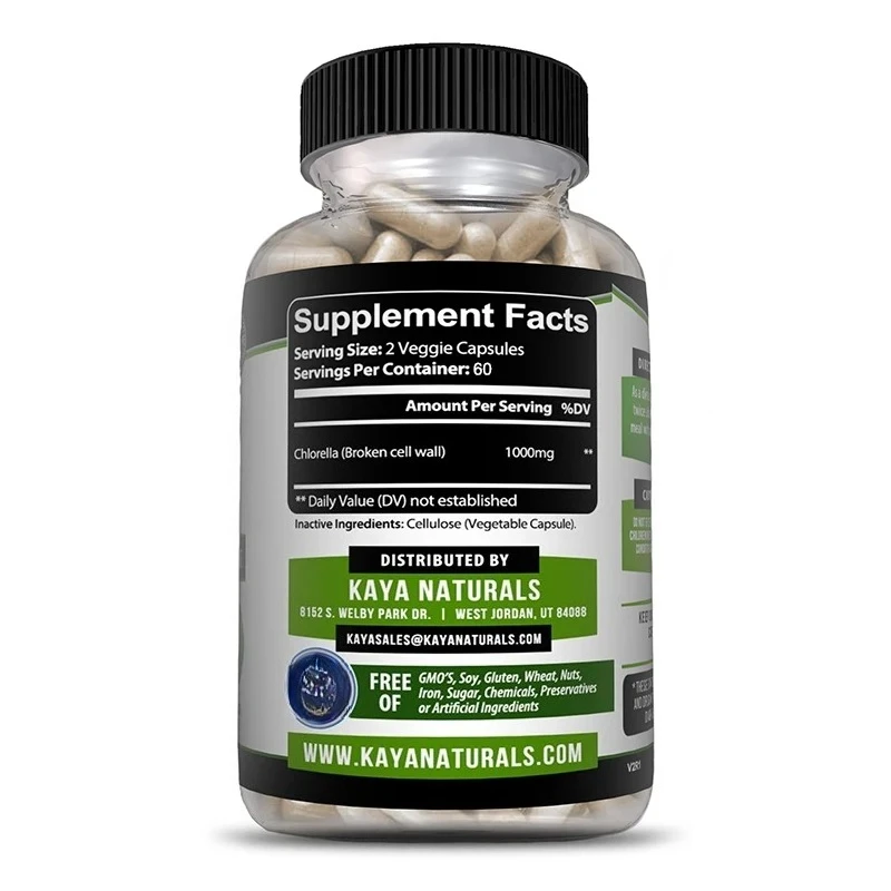 Chlorella Breaks Down Cell Walls - Liver Cleansing, Detoxification and Repair - Superfood Detox Supplement, Helps Free Radicals
