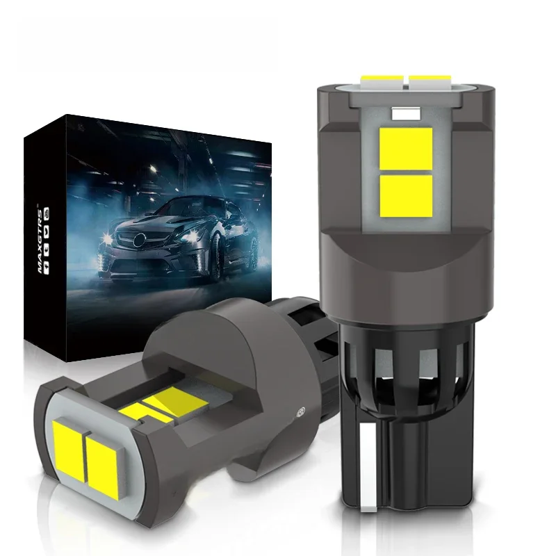 2x W5W 3080 SMD voiture T10 LED 194 168 cale remplacement tableau de bord inverse lampe blanc bleu ampoules pour feux de dégagement