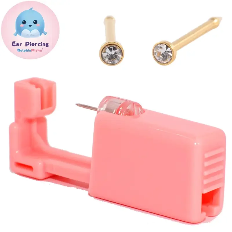 Self Nose Piercing Gun Kit, Safety Tool