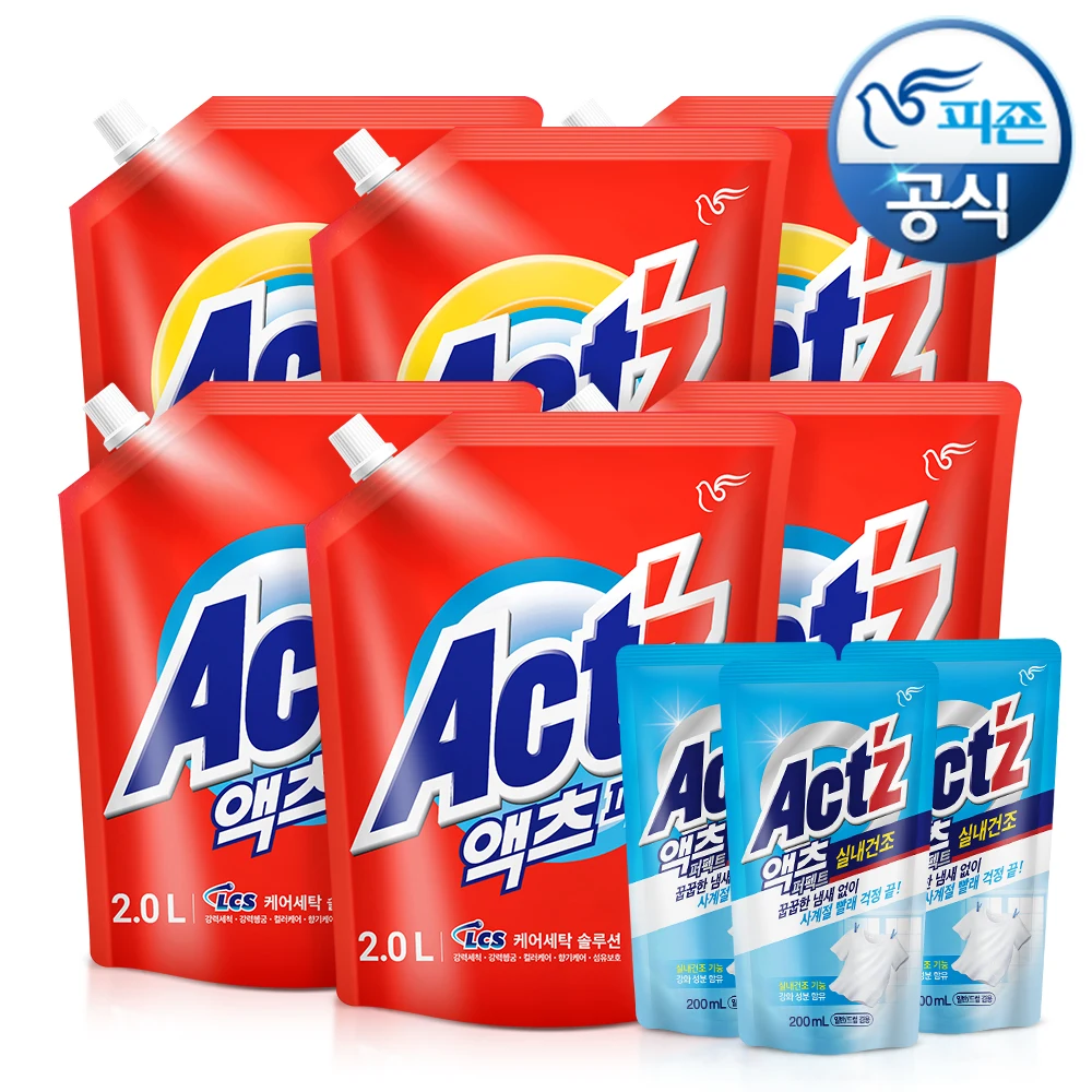 Liquid wash Acts Power Gel 2.0L x 4 + 2 pieces P (total 6) + Acts 200mlx3 presented