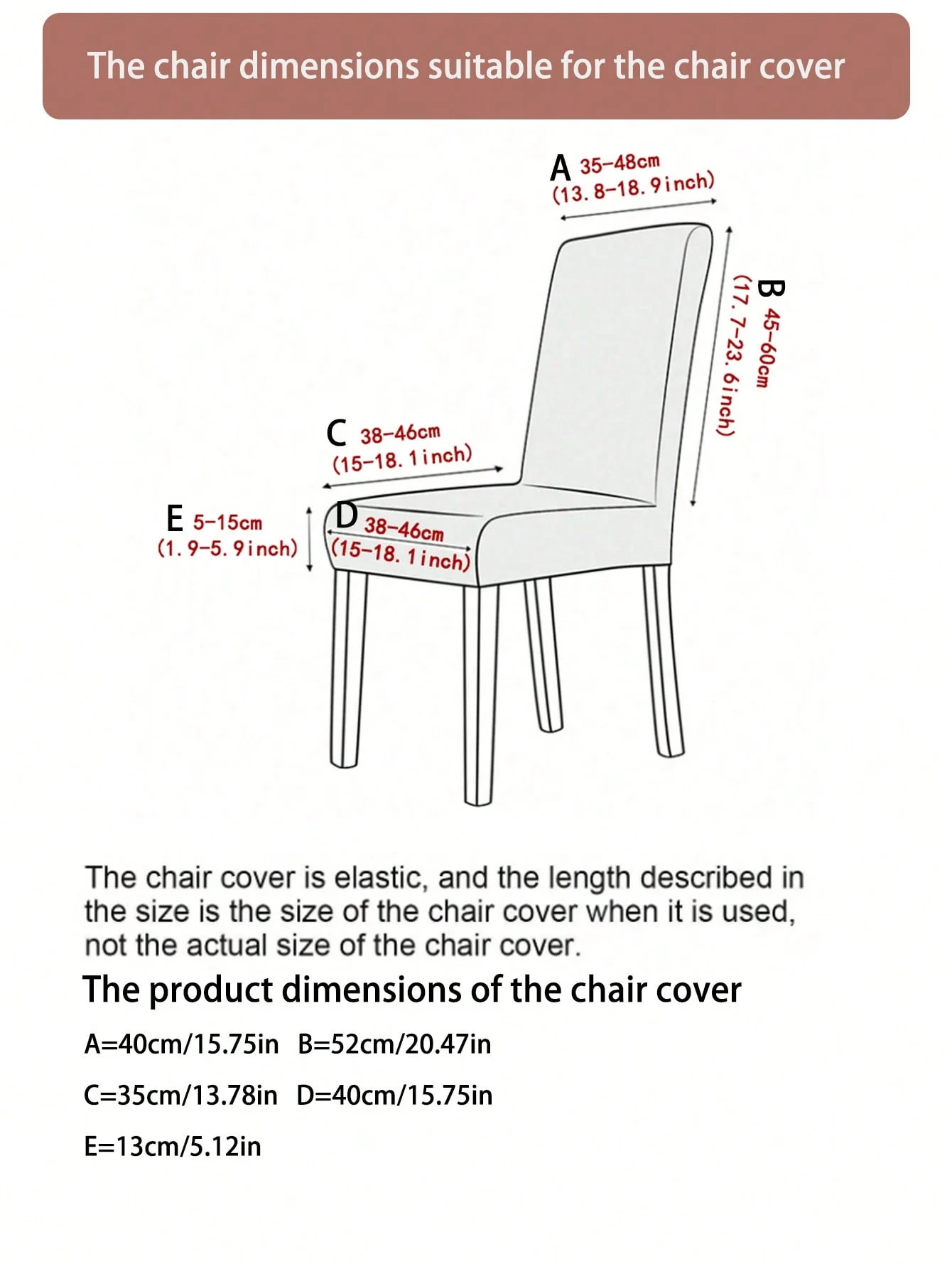 Premium Stretch Jacquard Polar Fleece Chair Covers - Set of 1/2/4/6 - Spill-Resistant Special Coating Fits Most Chairs