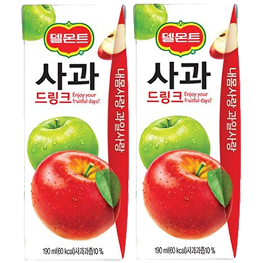 Lotte Delmont apple drink 190ml x 32 pieces