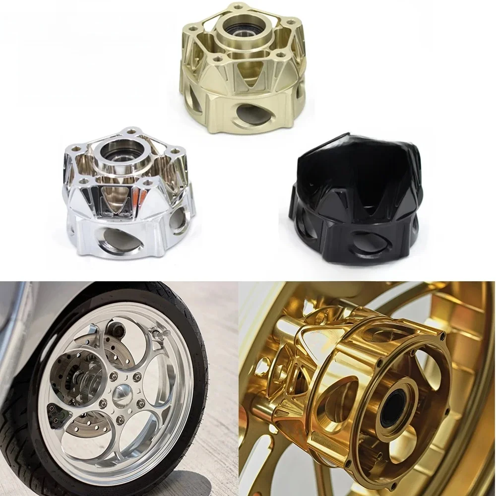 Wielnaven gesmeed wielbasis wielen gemodificeerde motoraccessoires voor Vespa Sprint 150 Primavera 150 - afbeelding 2
