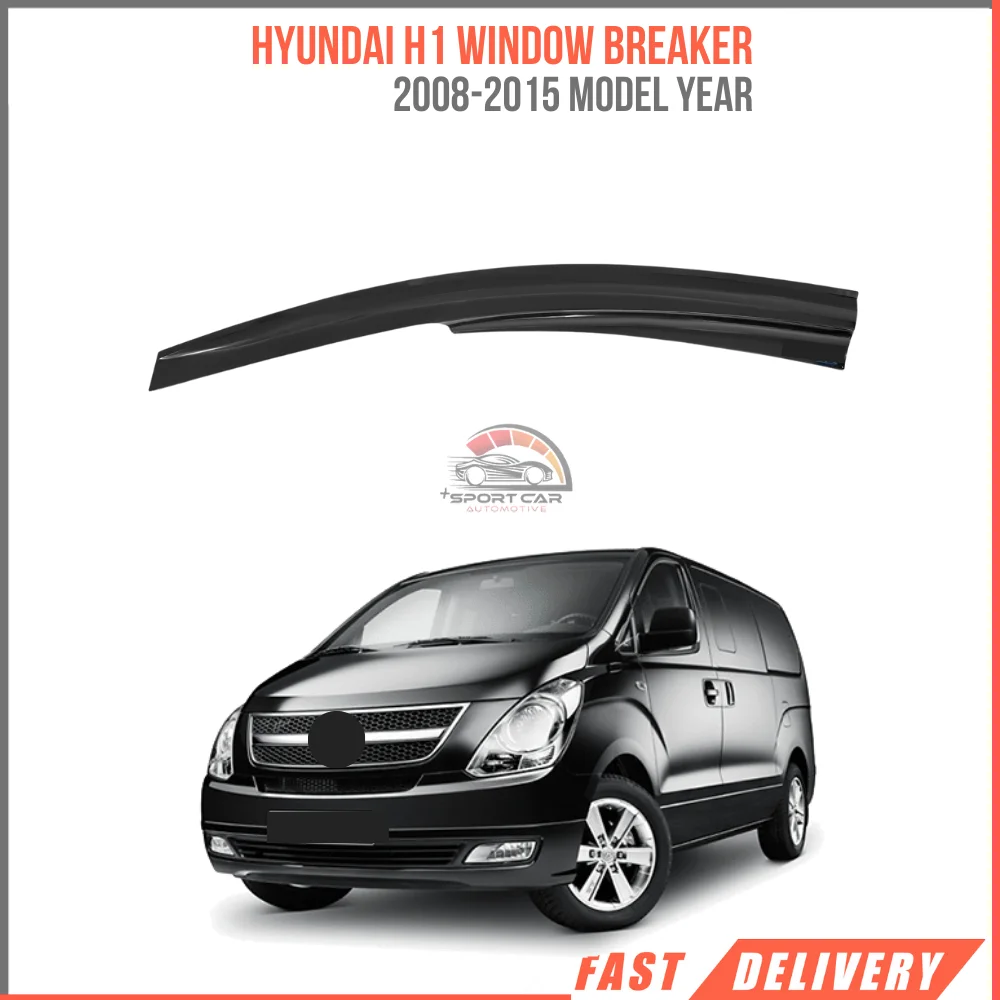 FOR HYUNDAI H1 MINIBUS 2008-2015 Sport Style glass windbreaker 2 piece car rain protection Sport Style accessory-Free Shipping