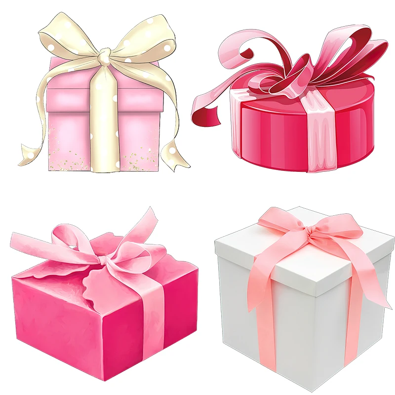 Три Ratels CO3 красивая розовая Подарочная коробка ПВХ водонепроницаемая мультяшная наклейка автомобильная наклейка украшение для вечеринки настенная наклейка подарок наклейка