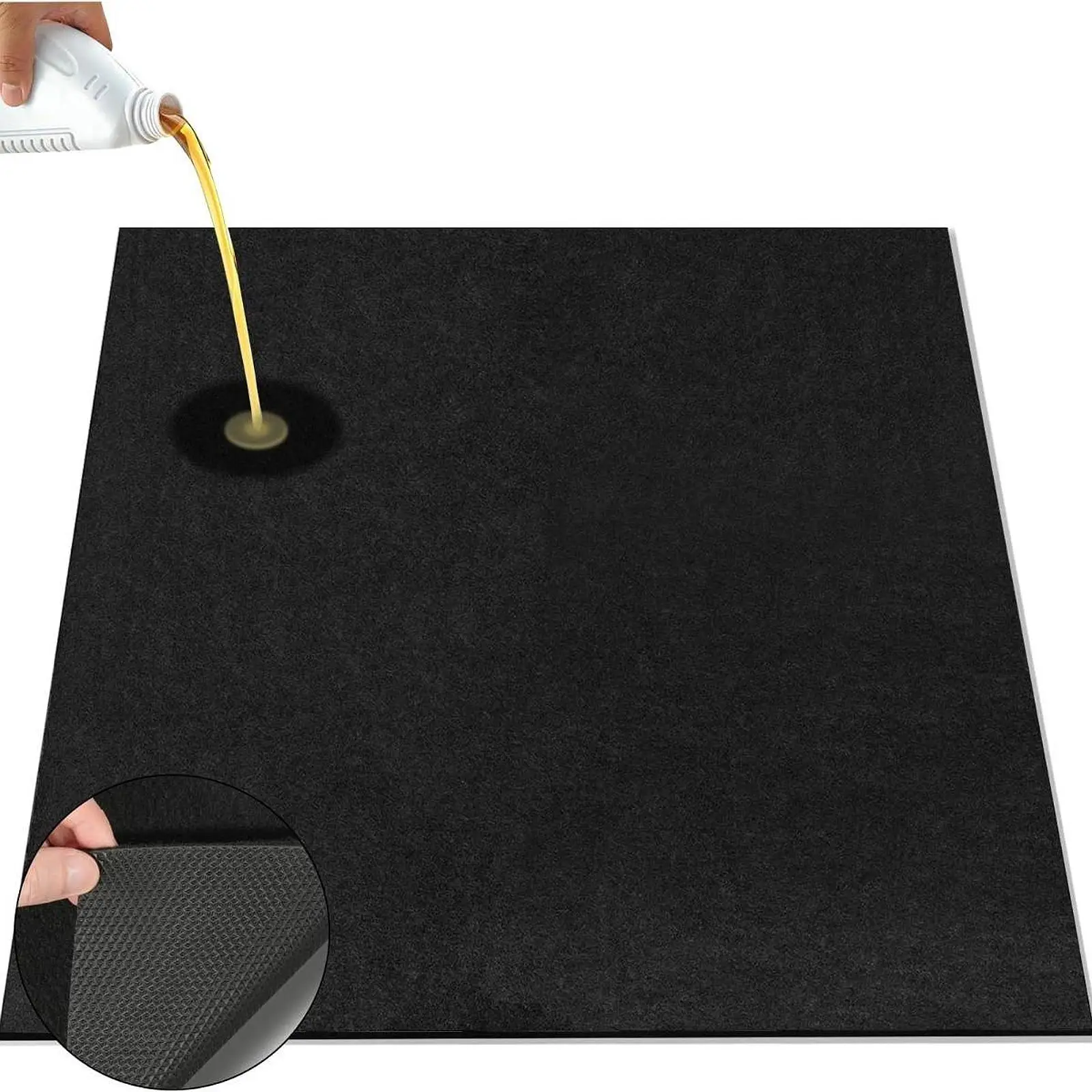 Oil Drain Splash Pad Oil Change Mat Anti Splash Pad for Garage Mechanics Car Repair Transmission Drain Pan No Splatter Pad
