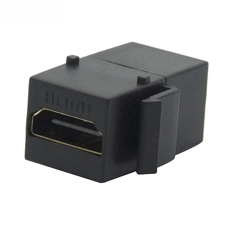 Do kabla HDMI Keystone Adapter złącze żeńskie gniazdo wkładka złącze nadaje się do montażu na ścianie lub pusty Panel krosowy — zdjęcie 2