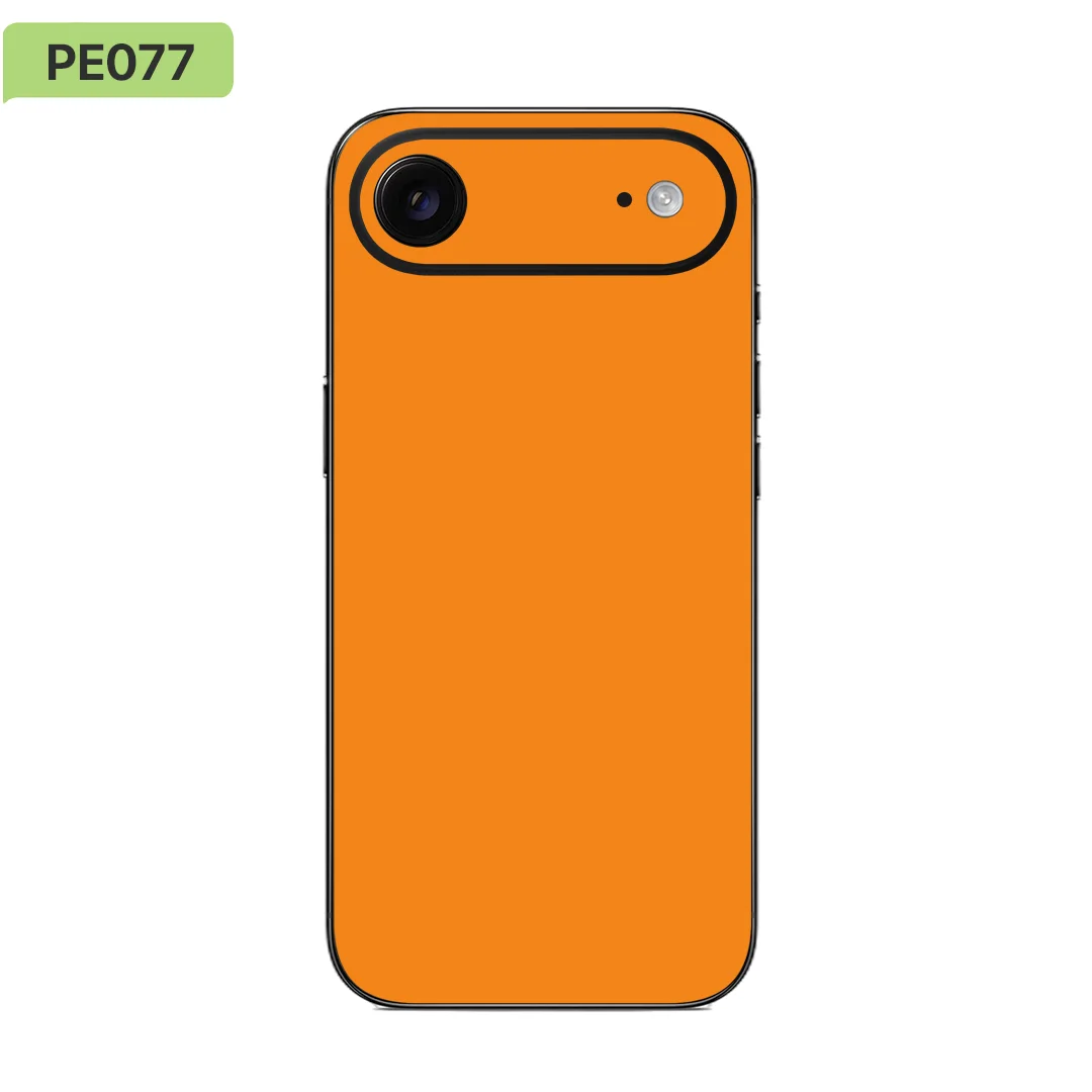 غلاف جلدي من الفينيل لهاتف iPhone 17 Air - مجموعة الألوان الصلبة من Nexa Skins IA003 - ملصق ممتاز مقاوم للخدش