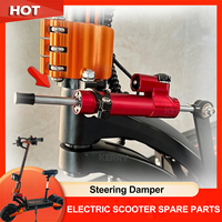 Electric Scooter Steering Damper, Steering Stabilizer for MetaMoov ZO08 /ZonDoo ZO01 Series Red Damper