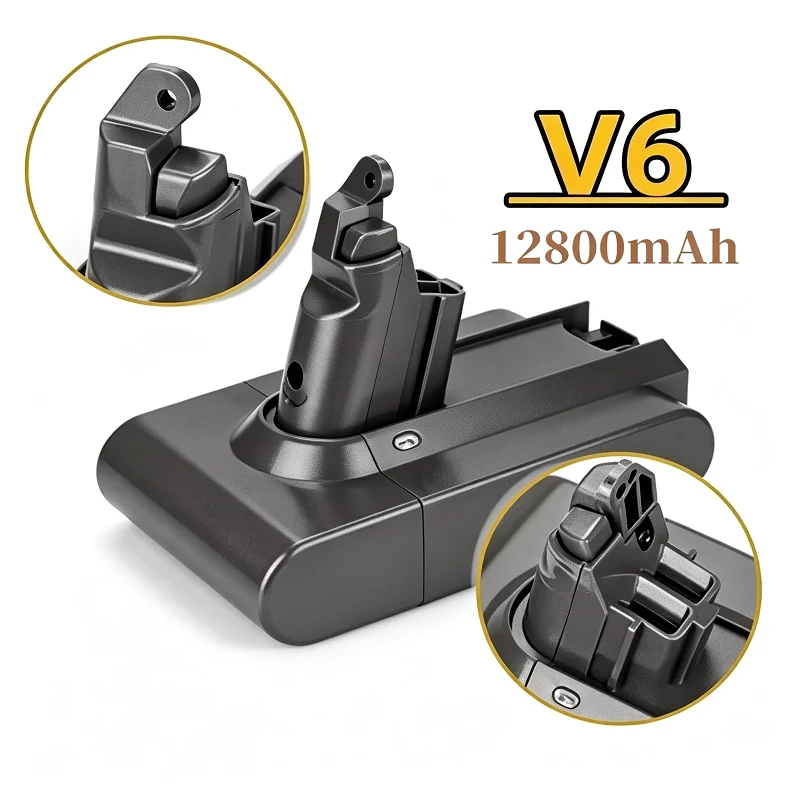 9800mAh Ersatzakku für Dyson V6 Staubsauger, Akku für Dyson Dc58 Dc59 Dc62 Sv03 Sv05 Sv09 Kabellose Elektrowerkzeuge