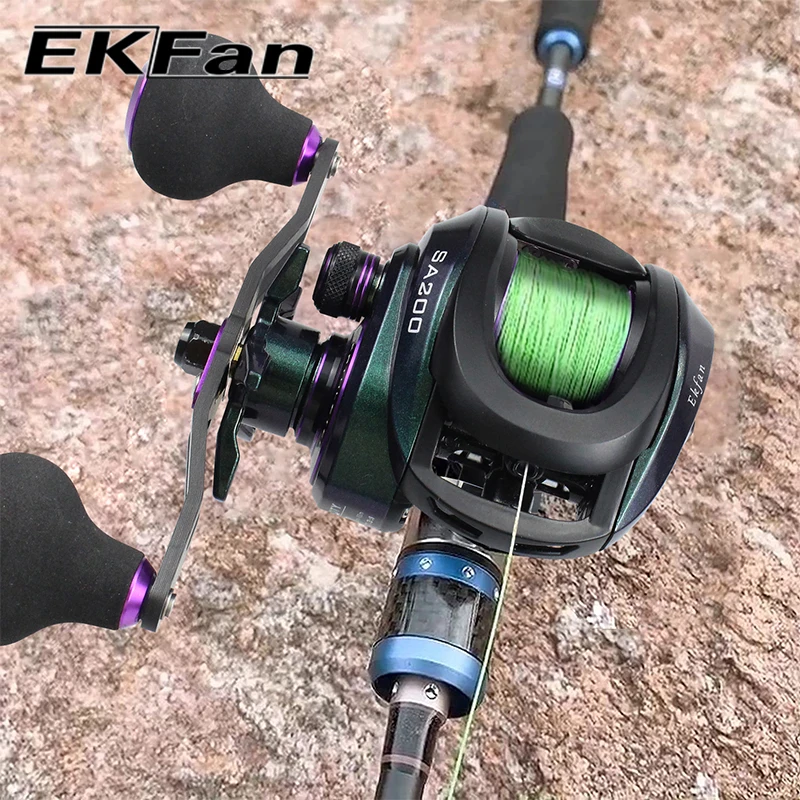 EKFan 115MM Carbon Fiber Angeln Reel Griff Für Baitcasting Angeln Reel Rocker Mit EVA Knöpfe Für DAI & SHI tackle Zubehör – Detail 2