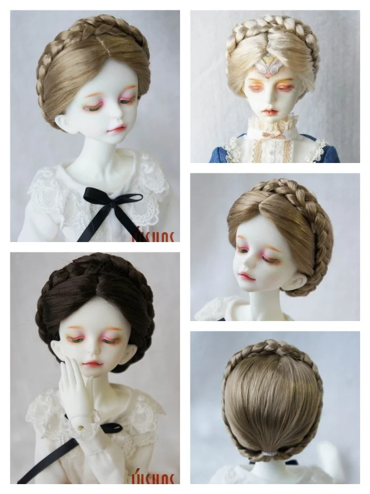 JD101 All Sizes Stylish Soft Synthetic Mohair BJD Wig Suit For 1/12 1/8 1/6 1/4 1/3 Doll From Wholesale Cheap Hair Accessories