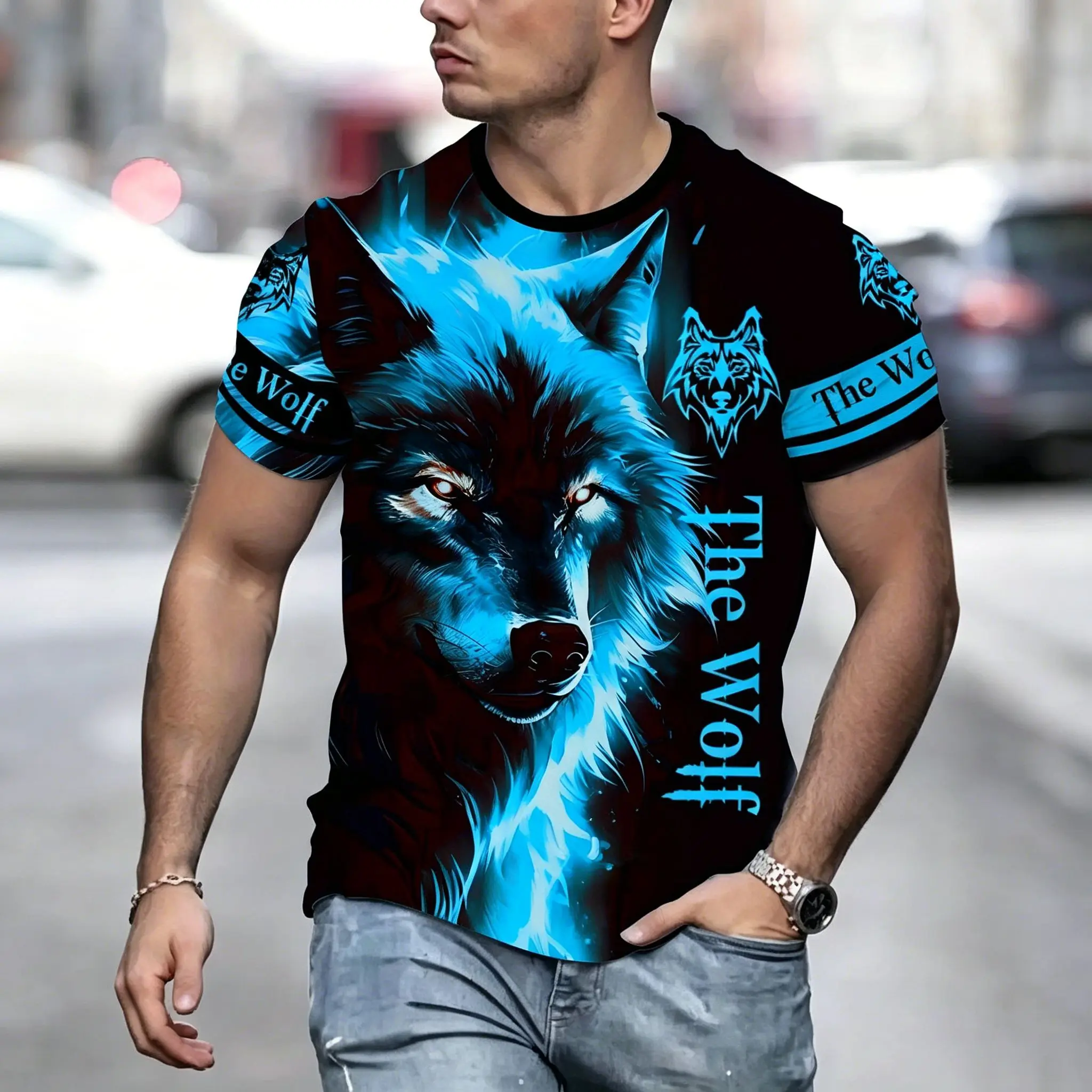 Camiseta Gráfica de Fe Cristiana Azul Marino Sólido para Hombre, con Citas Bíblicas en Español: La Sangre de Cristo Tiene Poder, Estampado de Letras Rojas y Blancas, Suave
