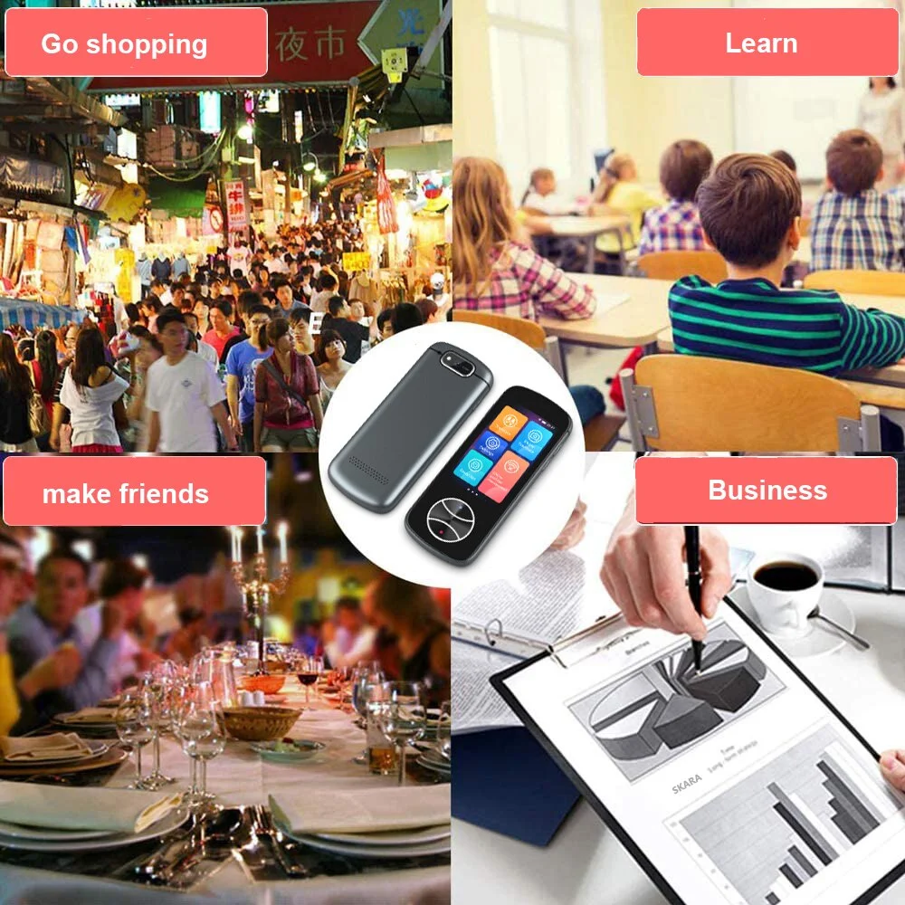 Smart Voice Translator Pens 127 lingue in tempo reale Online traduzione Offline istantanea conversione AI traduttore V10 per i viaggi