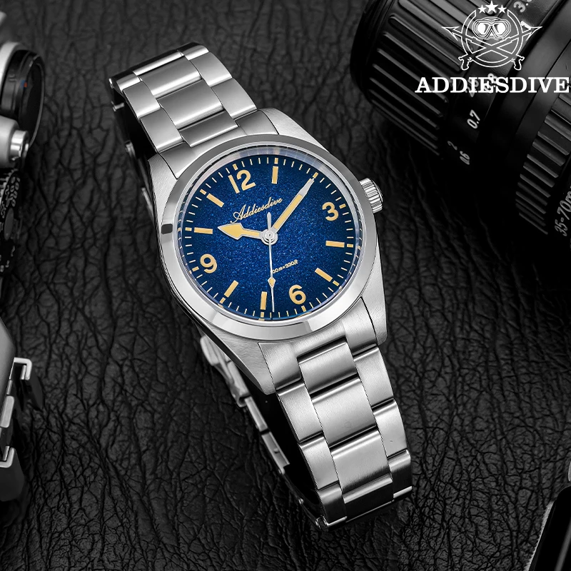 ADDIESDIVE AD2544 Women's Quartz Watch Japan 2035 Movement 100m Waterproof Sapphire Glass 316L Stainless Steel Ladies Watch 36mm
