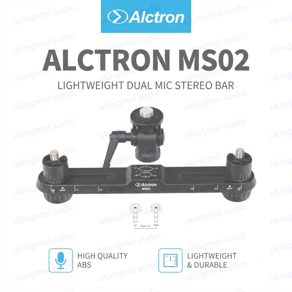 Pro Grade Dual Microphone Stereo Stand Upgrade Your Recording Gear Capture Rich Spatial Details Instantly Enhance Audio Quality