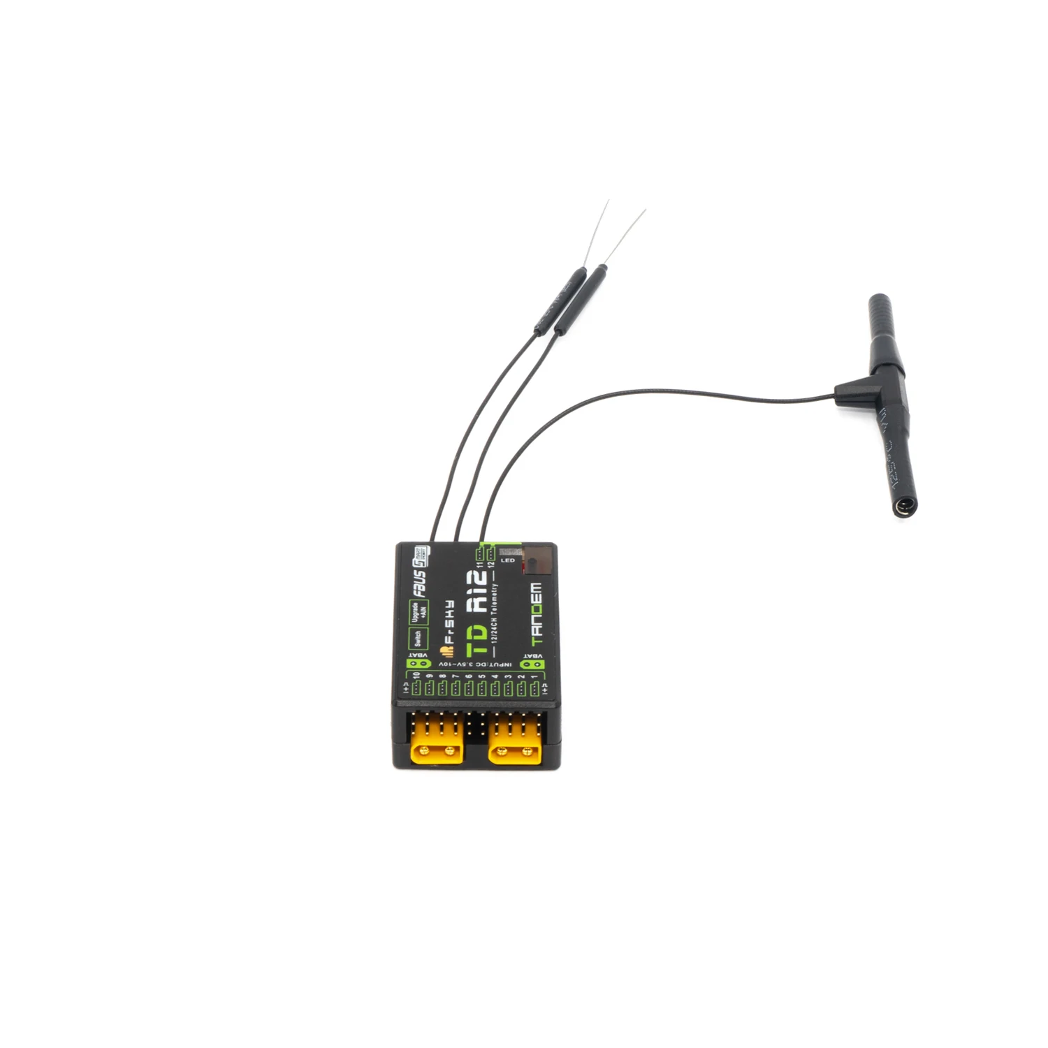 جهاز استقبال FrSky TD R12 ذو 12 قناة 2.4 جيجا هرتز 900 ميجا هرتز مع PWM SBUS FBUS S.Port - معدات التحكم عن بعد