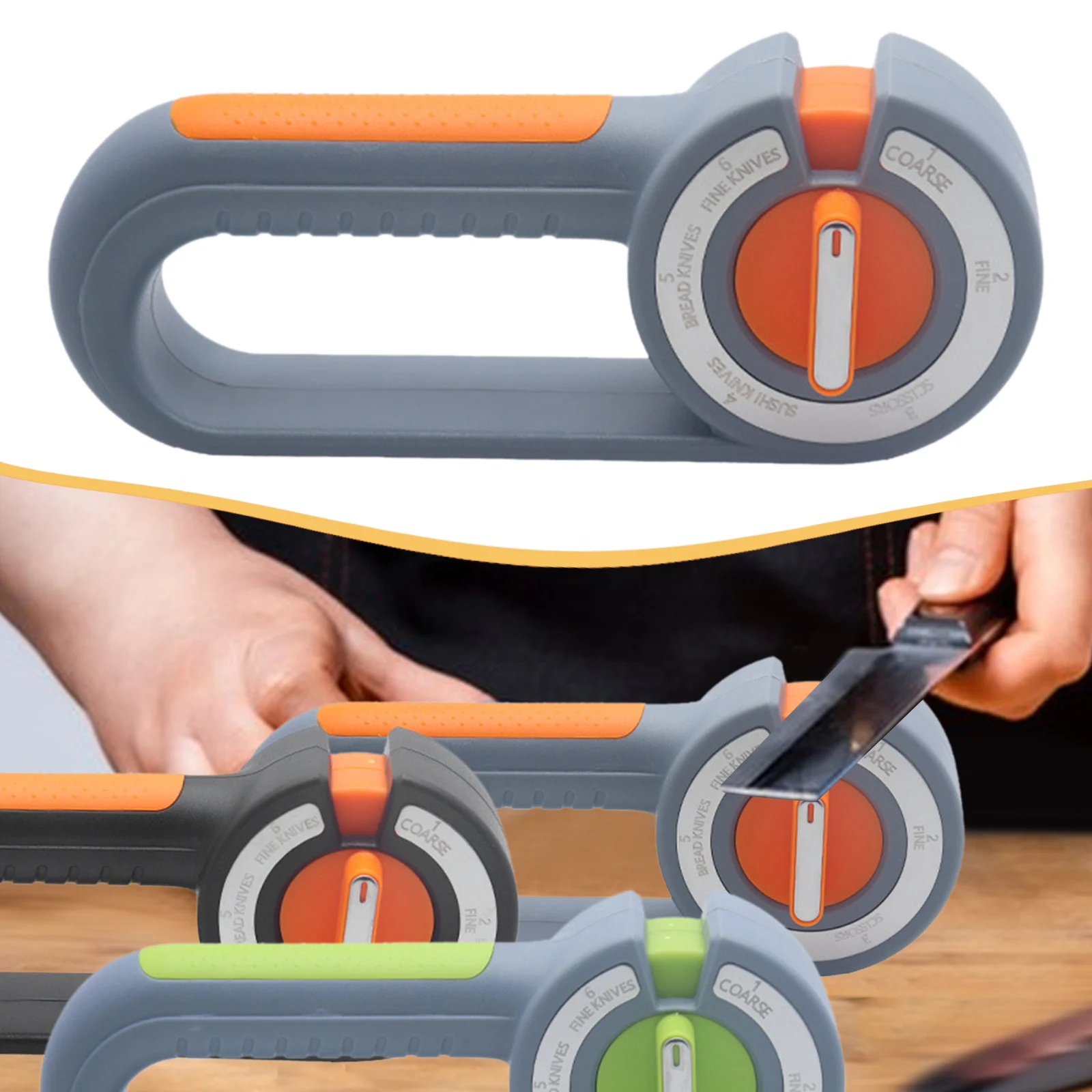 

Cutter Sharpener Blade Sharpener Adjustable Kitchen Utensils Garden Tool Sharpener Precise Sharpening for Restaurant Home Bar