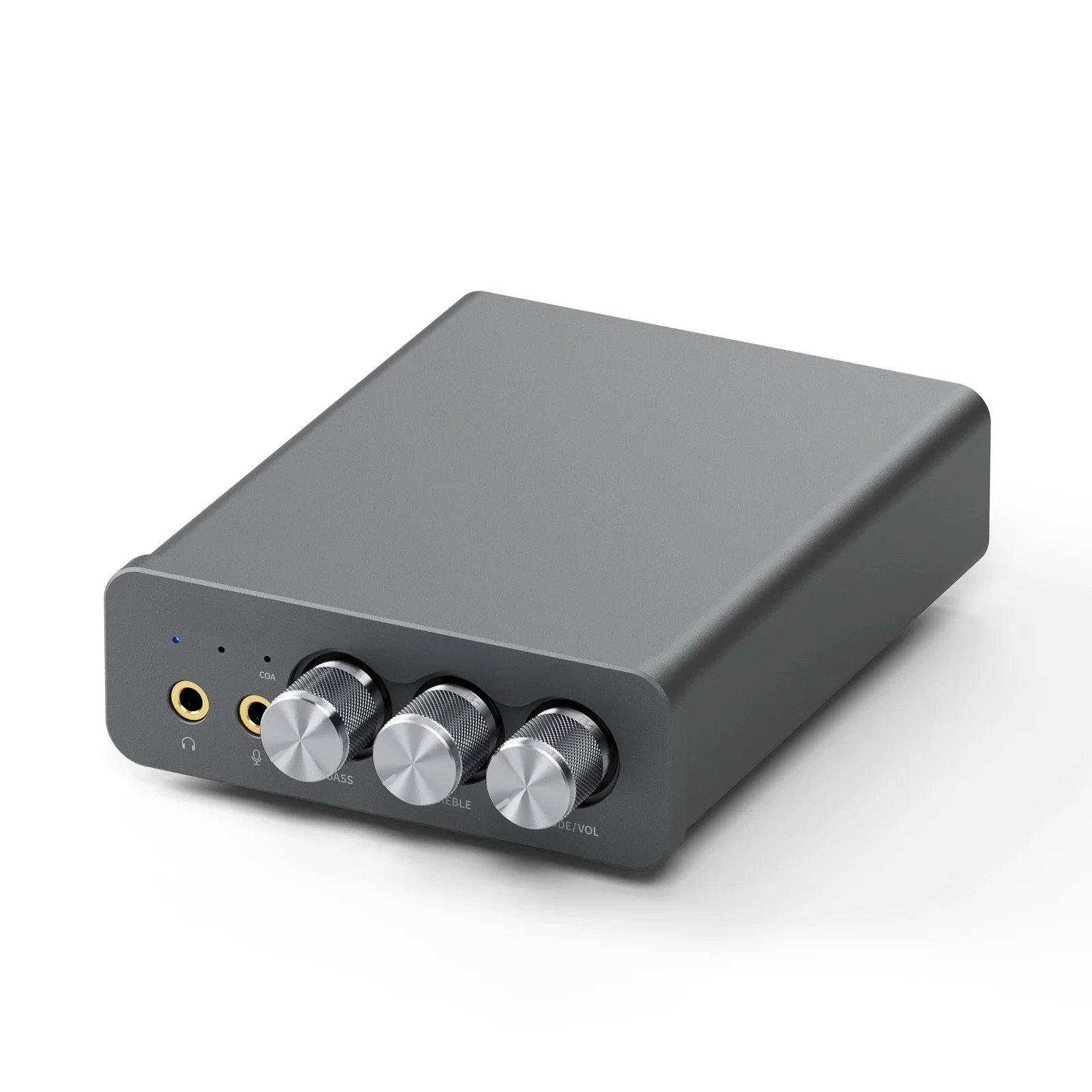 Fosi Audio K5 PRO USB Gaming DAC z mikrofonem Wzmacniacz słuchawkowy Mini Audio DAC do PS5 Zasilane aktywne głośniki stacjonarne — 2