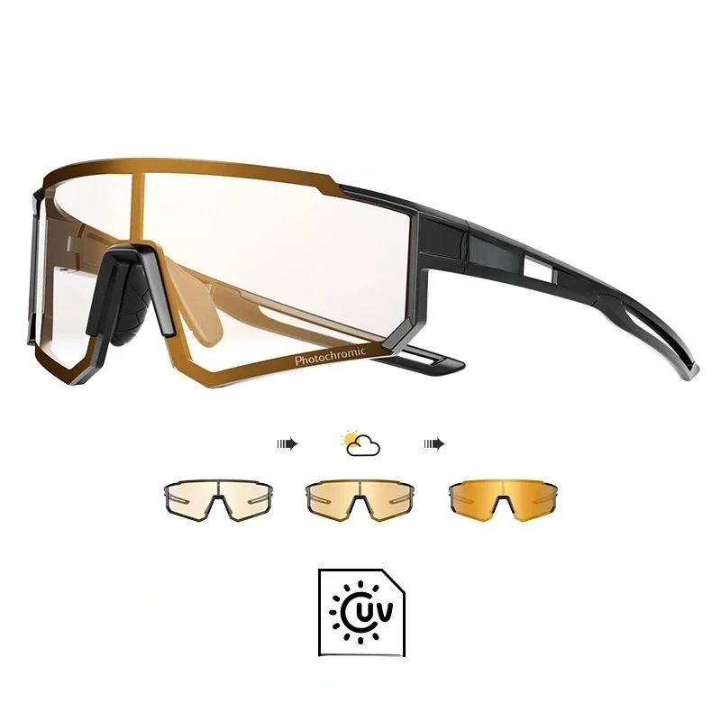 AliExpress SCVCN Outdoor Photochromic Protective Glasses Cycling Sunglasses Men MTB Bike Glasses Women Sports Bicycle UV400 Goggles New