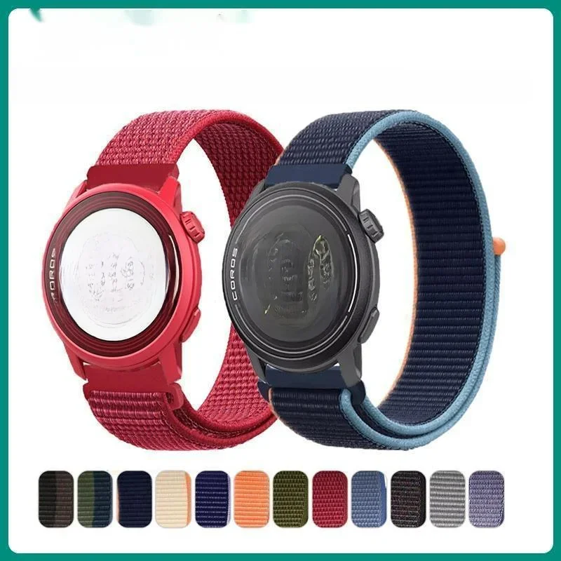 Bracelet de remplacement pour COROS PACE 3 2 APEX 46mm Bracelet de montre pour Samsung Huawei Smartwatch bande crochet boucle Bracelet en Nylon