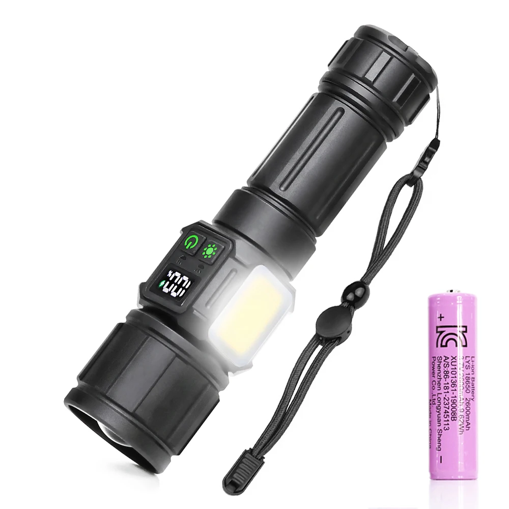 Vicend High Performance Dual LED Flashlight T400 rechargeable rear lantern portable sea lug sash light