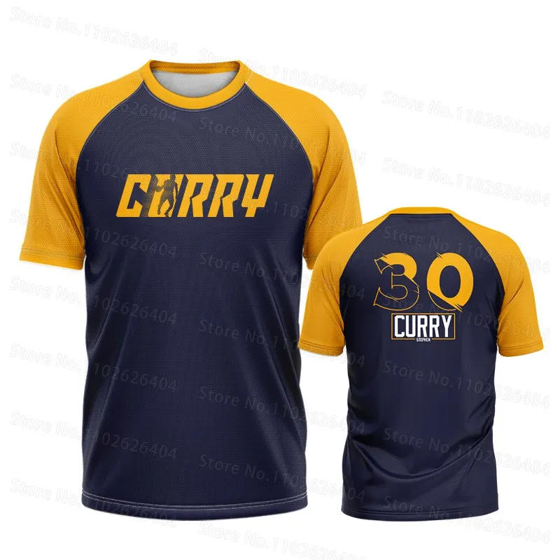 Curry Basketball Warriorss Jersey Men Summer T-Shirt Sports Casual Round Neck Shirt 6XL