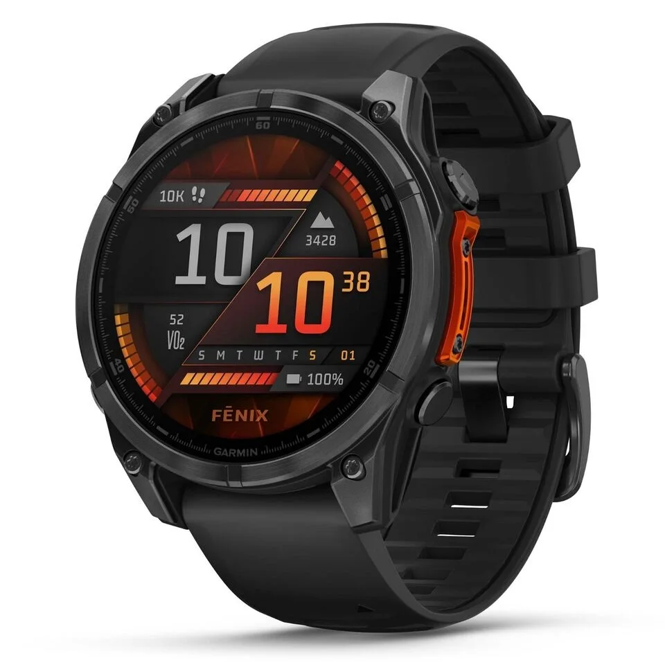 DD Brand New Garmin fenix 8 (47mm) AMOLED Sapphire/Solar Sapphire Multisport GPS Smartwatch