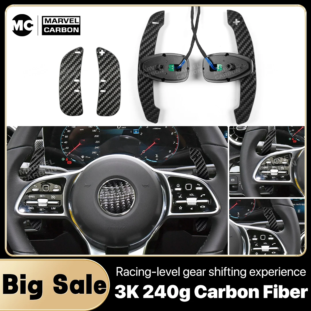 Magnetic Paddle Shifters For Mercedes Benz A Class 2016-2021 E Class 2017-2020 B C GLA Class 2015-2021 Steering Wheel Paddle