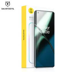SmartDevil 1/2PCS Full Glue UV Screen Protector for Oneplus 12 11 Full Cover Quantum Film for OnePlus Ace3 2 Anti-fingerprint