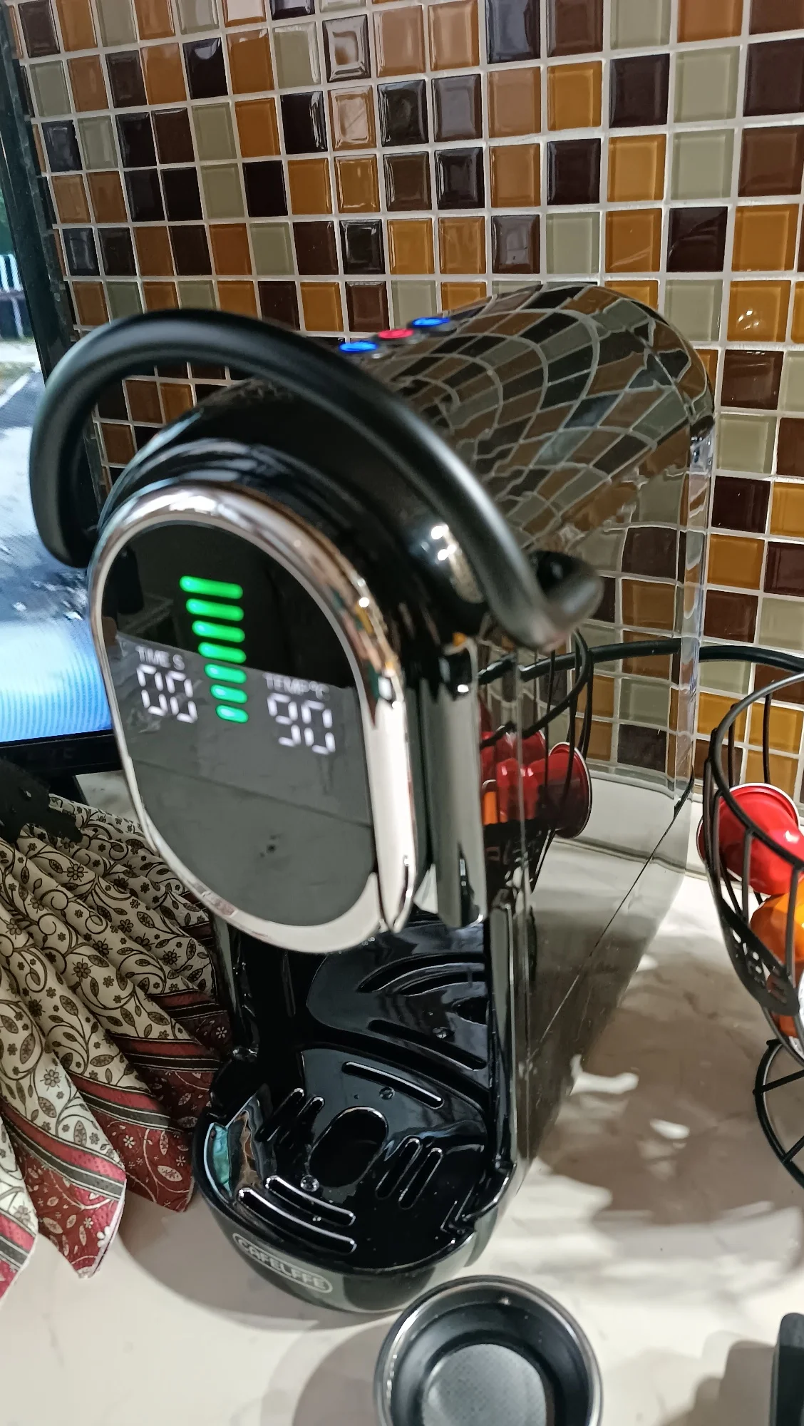 Cafelffe 4in1 Coffee Machine Dolce gusto Nespresso Capsule ESE Pod Ground Coffee Coffee Cafeteria 19Bar Hot/Cold,Gift for Lover photo review