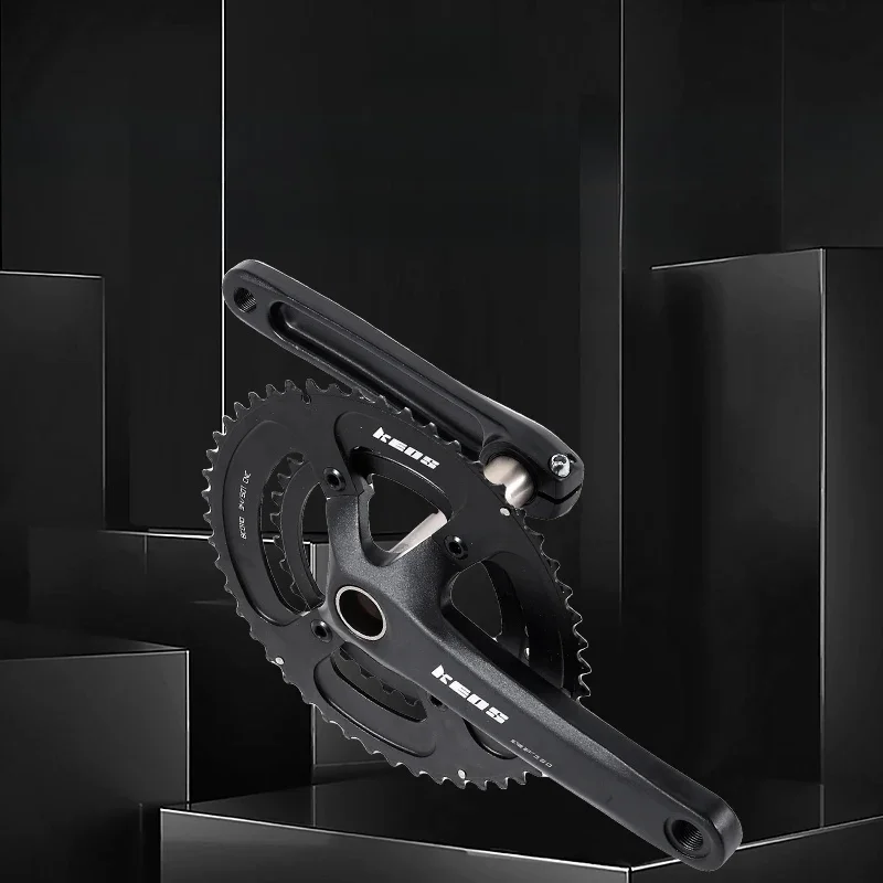 AliExpress NONE KEOS Bicycle Crankset 110BCD Road Bike Crank Aluminum Alloy Double Chainring 50/34TCrank Chainwheel 165/170mm  Crank Set 11/12s