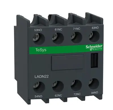 LADN22 LAD-N22 Auxiliary contact block, TeSys D, 2NO + 2NC, front mounting, screw terminals