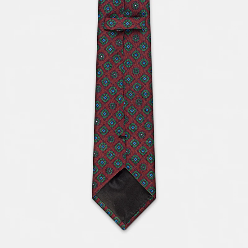 Rote Krawatten, blaue Seidenkrawatten, luxuriöse Krawatten, 100 % Seidenkrawatten, Herren-Hochzeitskrawatten, rote Seidenkrawatten, hochwertige Krawatten, Business-Krawatten – Detail 5