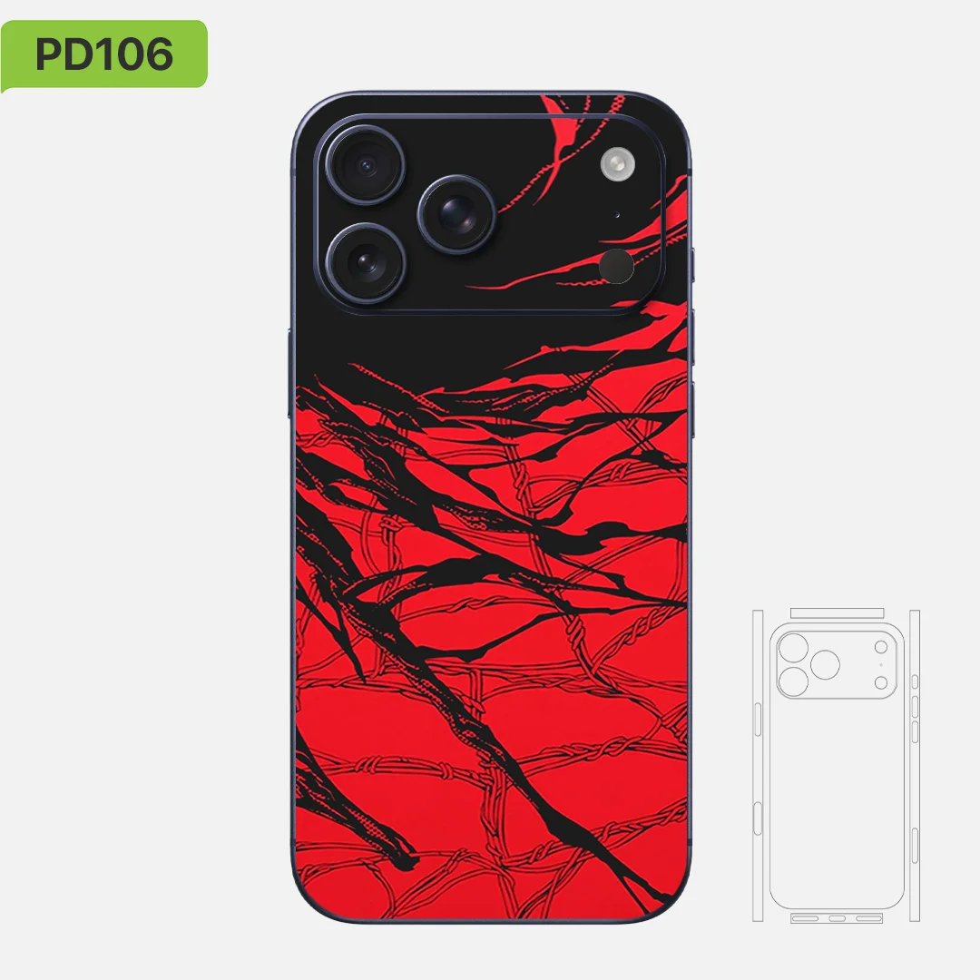 فينيل غلاف جلدي ممتاز لهاتف آيفون 17 16 15 14 13، من جلود نيكسا، ملصق حماية، IP003