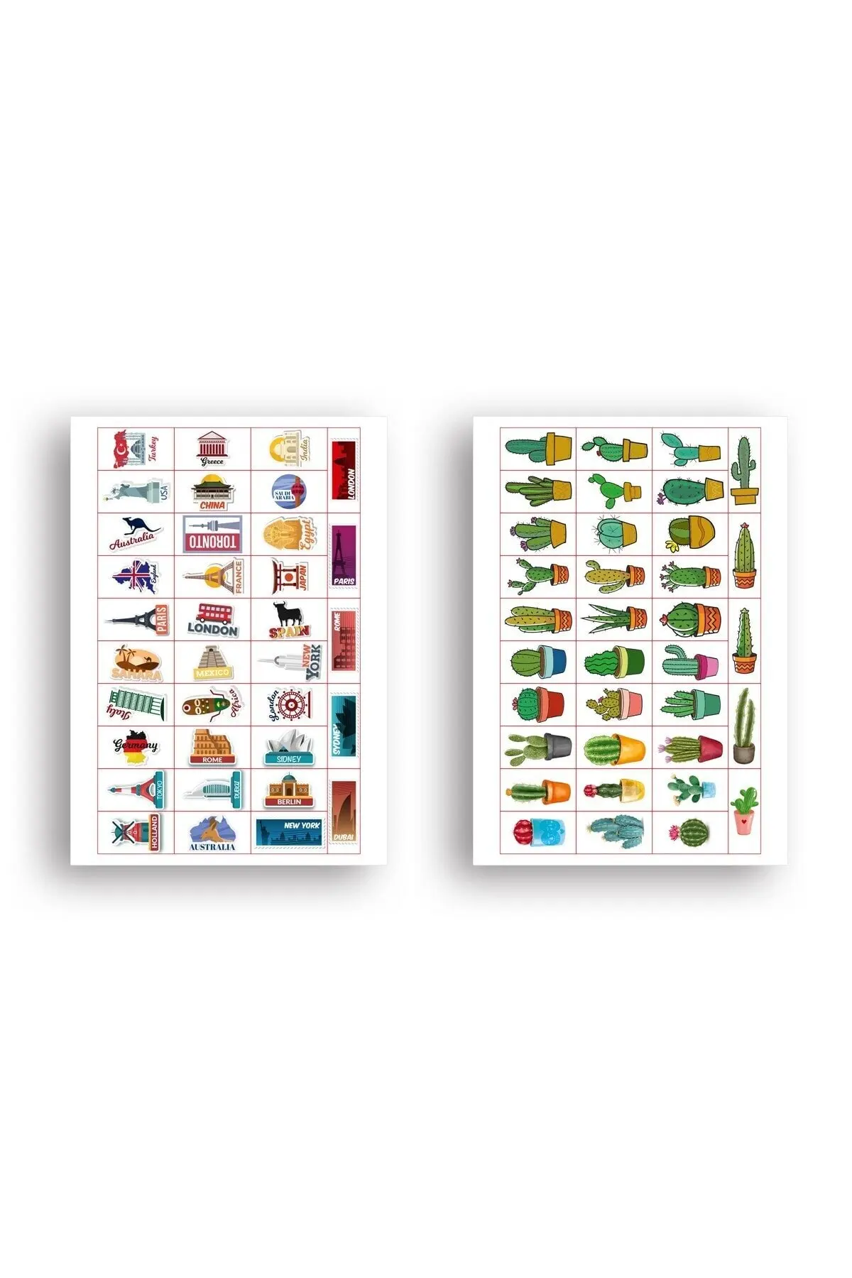 756 Pcs Sticker Note Memoir Scrapbook School Student Gift Items Imoji Animal Cactus Makeup Stickers Agendas Planner Books