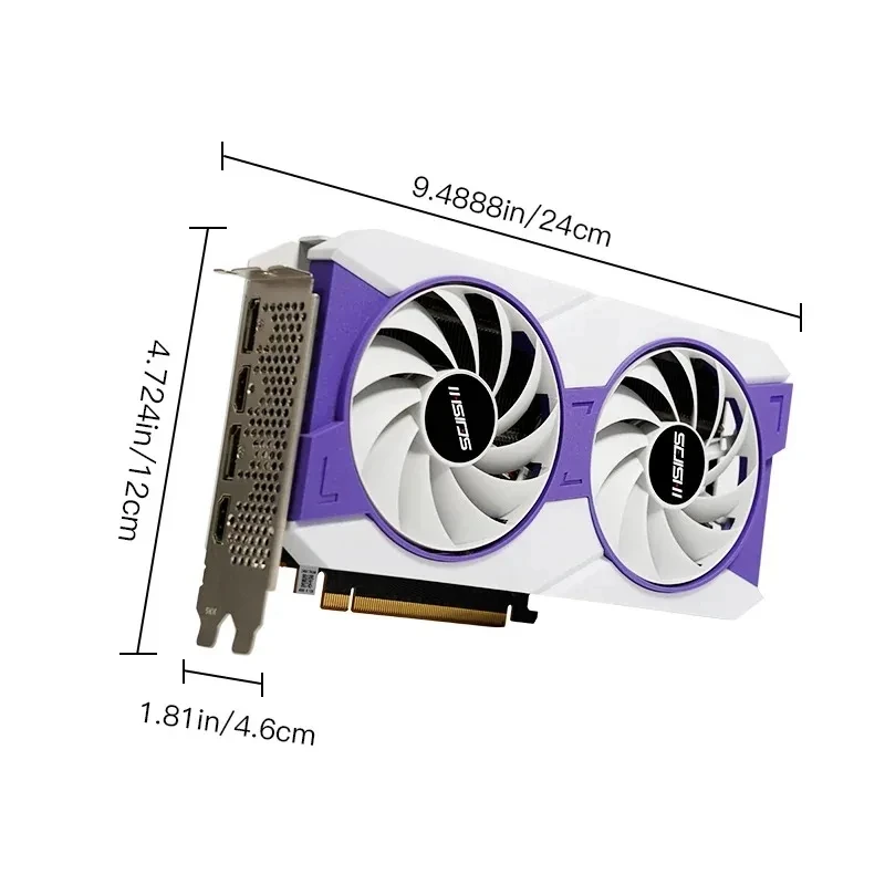 Б/У видеокарта SEJISHI RTX 4090M 16G GDDR6 9728CUDA Core 256Bit 8 + 8Pin для киберспорта, дизайн игр, обучение, видеокарта